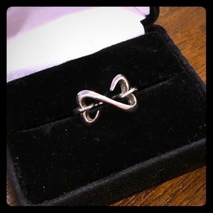 Sterling Silver Open Heart Ring